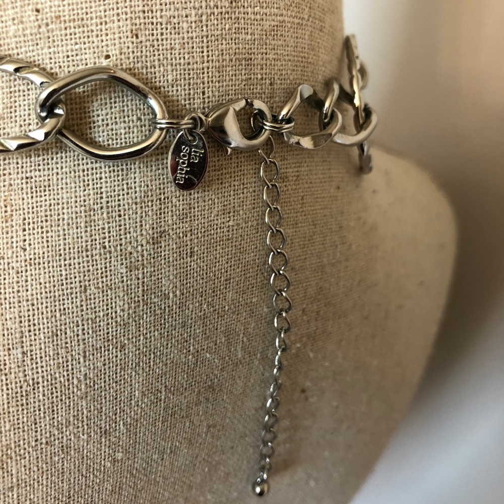 Lia Sophia Chainlink Long Necklace - Picture 3 of 5